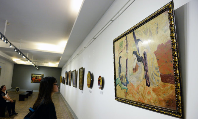 Art exhibition featuring renowned Vietnamese painters found entirely fake