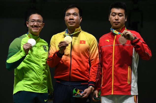 Modest shooter Hoang Xuan Vinh makes history for Vietnam at Rio Olympics