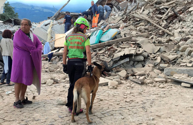 Quake brings down buildings in central Italy, at least six believed killed