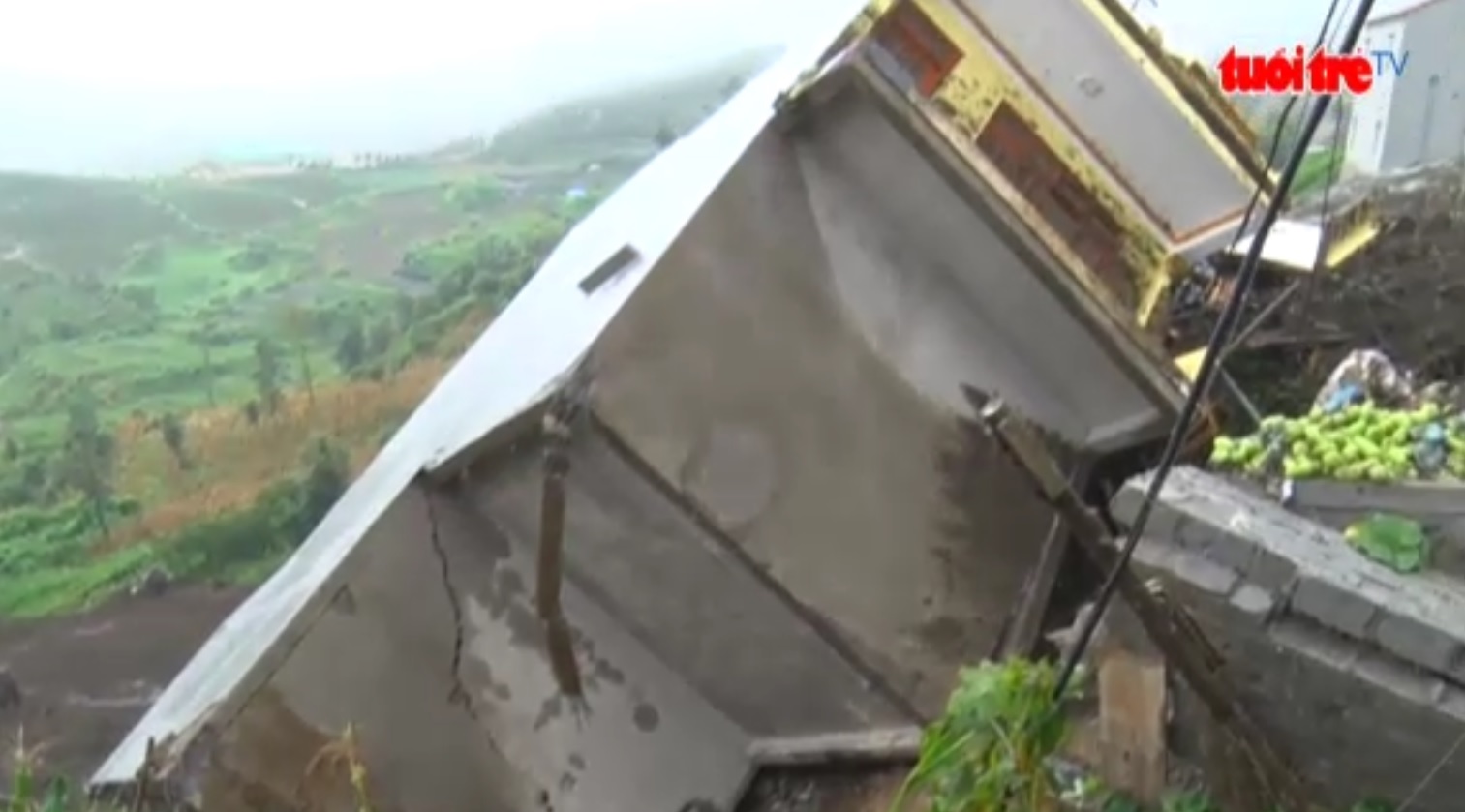 Landslide takes three homes in northern Vietnam