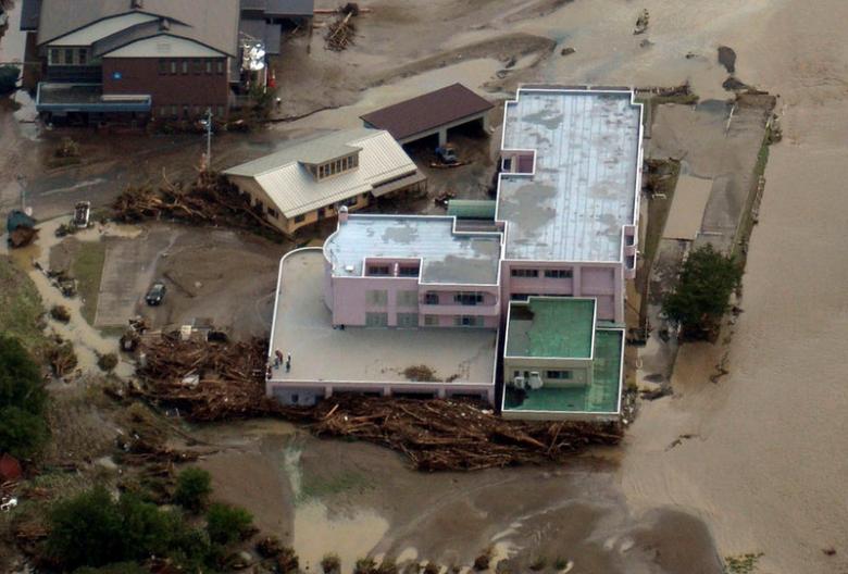 Nine people killed in flooded Japanese old people's home