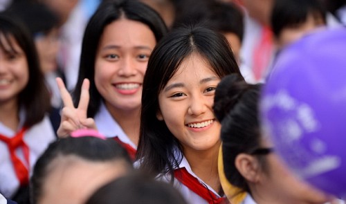 In Vietnam, the first day of school is a nationwide festival