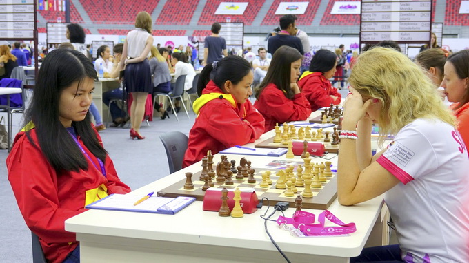 Vietnam’s female team makes history at 2016 Chess Olympiad