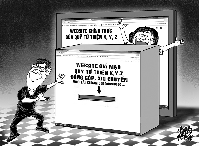 Bogus websites trick benefactors in Vietnam