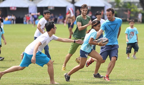 International teams join rugby tournament in Vietnam