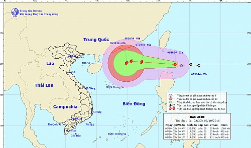Rough seas, lashing winds imminent in Vietnam’s waters as tropical storm Aere brews