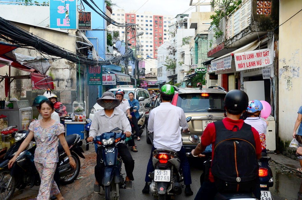 Residents vexed by apartments trapped down narrow alleys in Vietnam