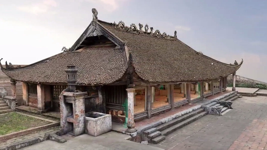 Hanoi village temple conserved using interactive 3D technology