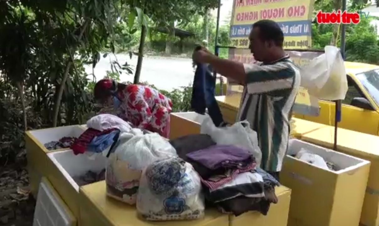 Clothes bank run by kind southern Vietnamese