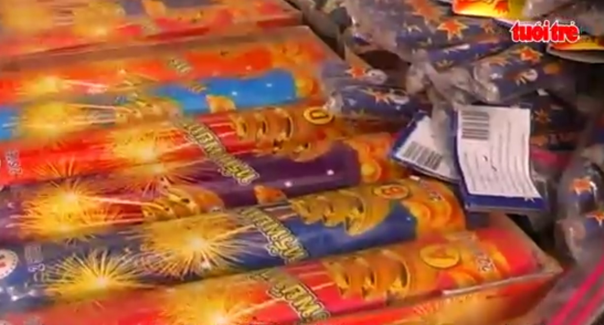Vietnamese police seize firecrackers smuggled from Cambodia