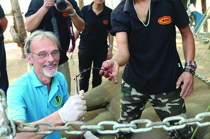 Dutch vet seeks to save near-extinct elephants in Vietnam