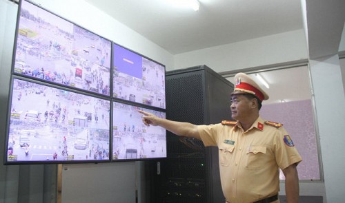 Da Nang installs 9 additional street surveillance cameras to combat traffic violations