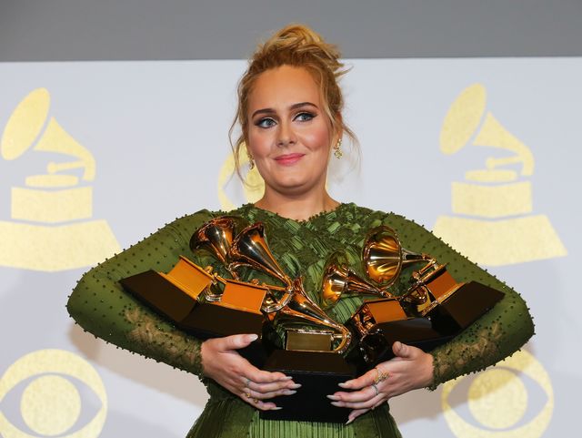 Adele sweeps Grammy awards in shock victory over Beyonce