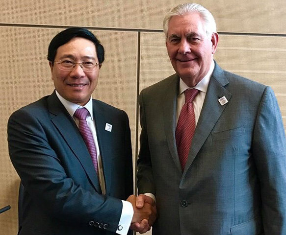 US Secretary of State Tillerson willing to visit Vietnam