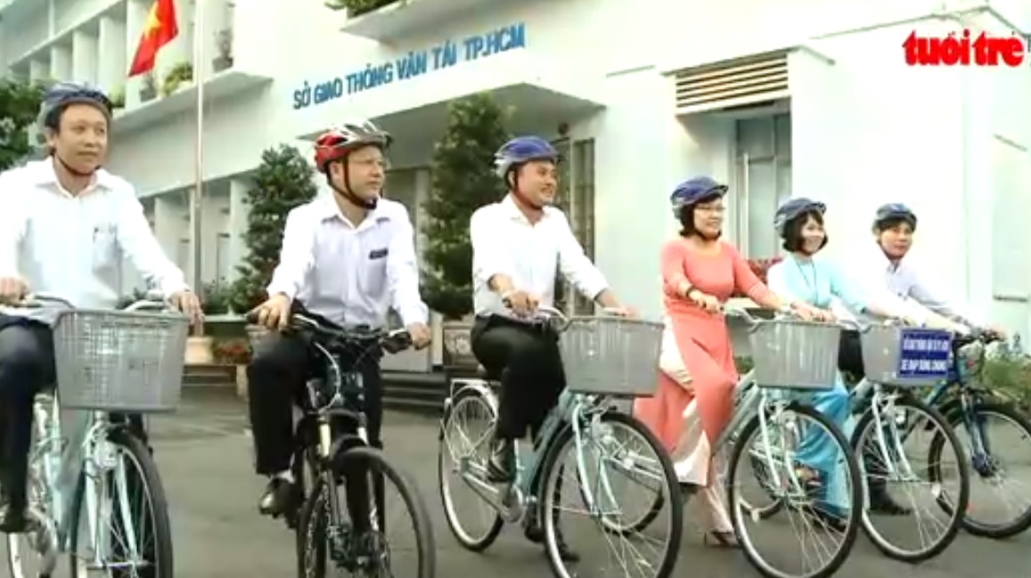 Saigonese encouraged to cycle to work