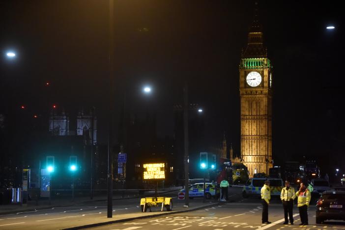 Five dead, around 40 injured in UK parliament 'terrorist' attack