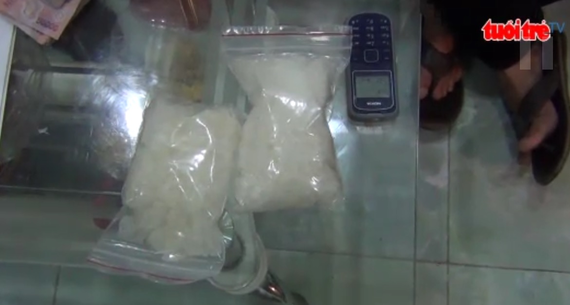 Drug ring busted with 1.8kg of crystal meth in Ho Chi Minh City