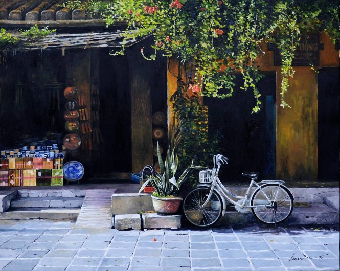 Peaceful Hoi An featured in oil paintings