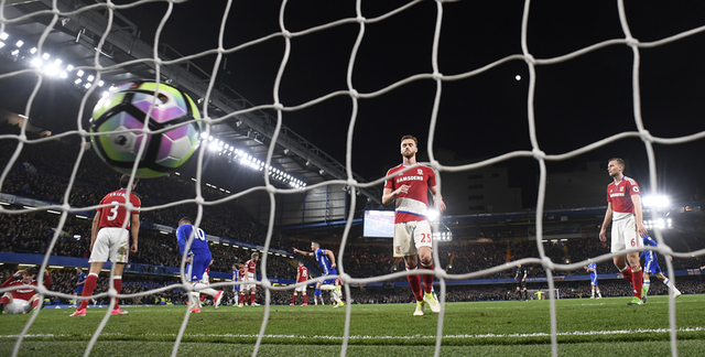 Chelsea close in on title and condemn Boro to relegation