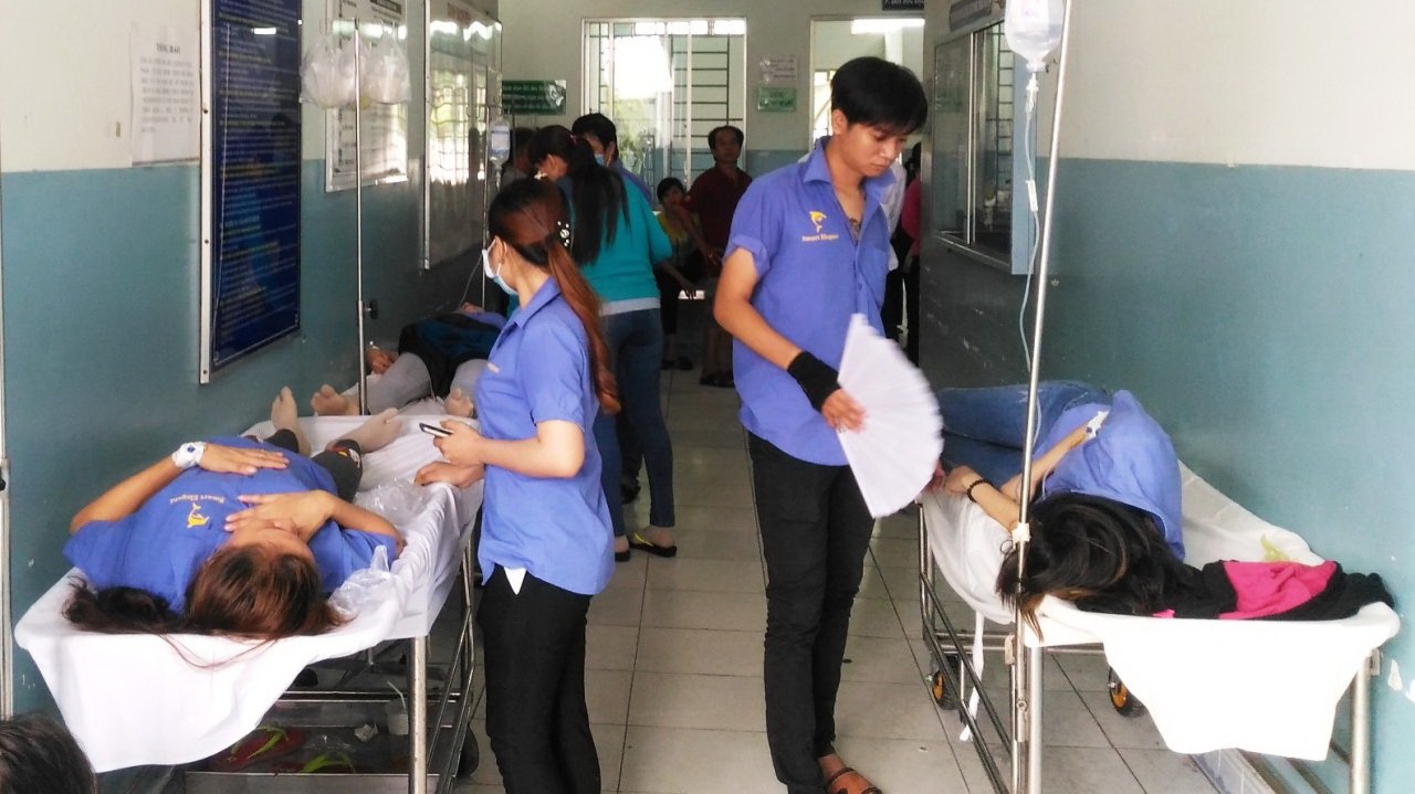 Workers faint during suspected gas poisoning in Ho Chi Minh City factory