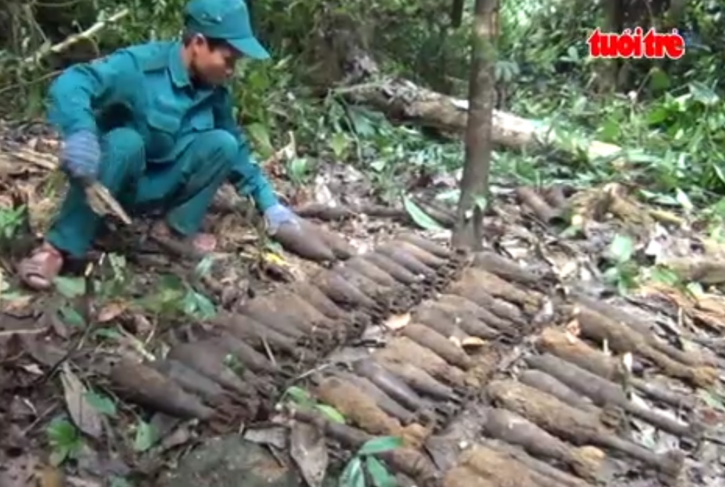 11 tons of firearms found and destroyed in Quang Nam Province