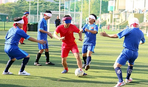 Football tournament for visually impaired held in Ho Chi Minh City