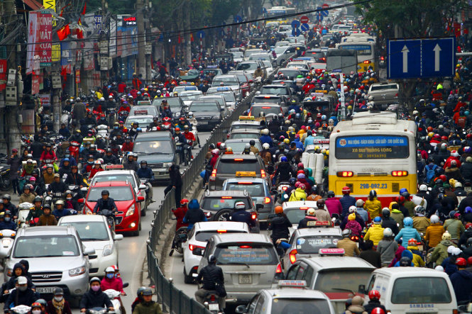 Hanoi decides to ban motorbikes from inner areas by 2030