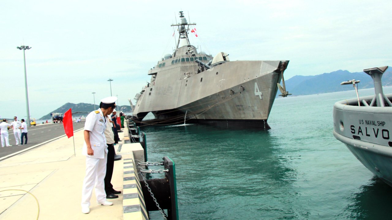 United States littoral combat ship visits Vietnam