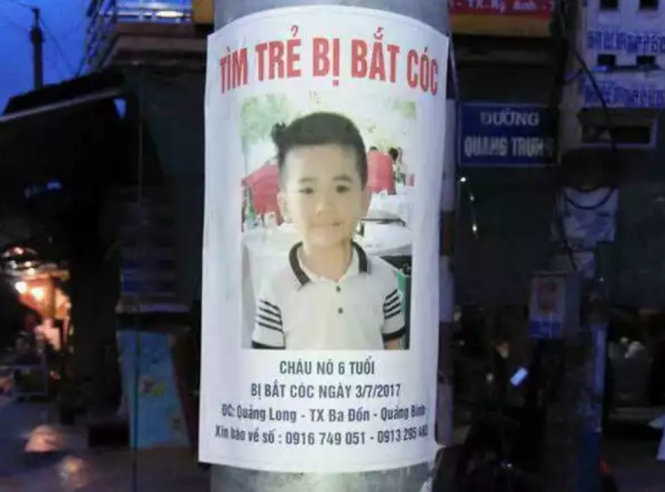 Six-year-old boy allegedly kidnapped found dead in central Vietnam