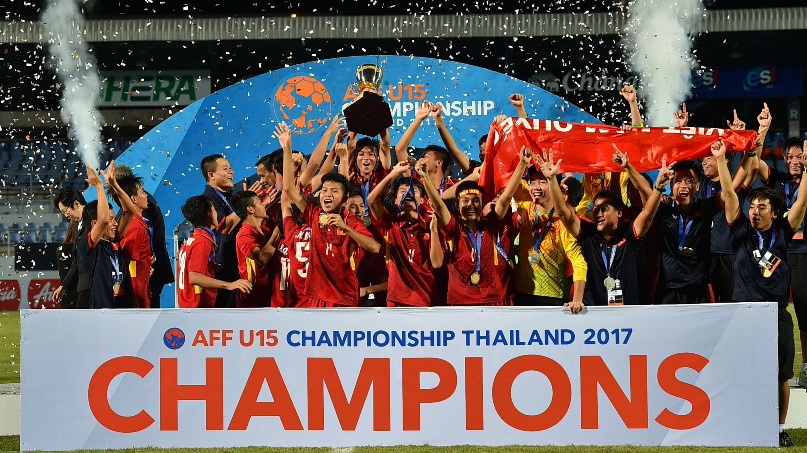 Vietnam defeat hosts Thailand in penalty shootout to win AFF U-15 title