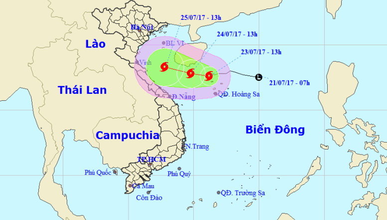Typhoon Sonca to make landfall in north-central Vietnam this week