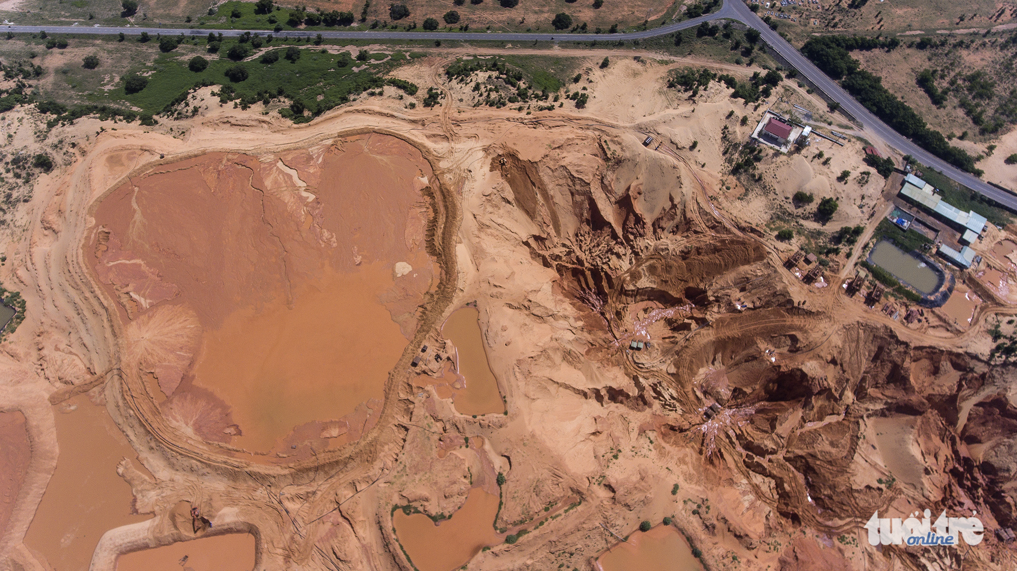 ‘Ugly’ mine craters impacting tourism in south-central Vietnamese province