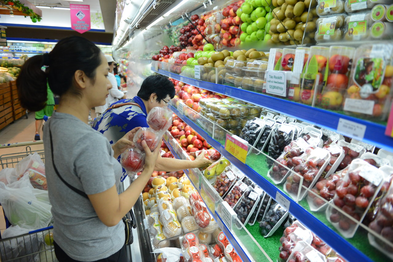 ​​Imported fruit increasingly preferred by Vietnamese consumers