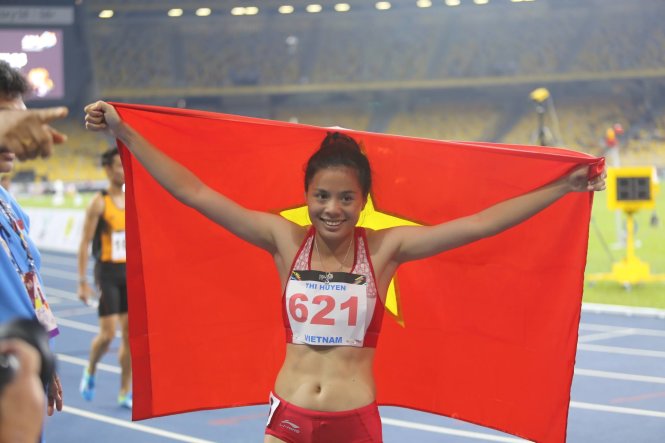 Vietnam’s track-and-field team bags five golds as swimmer Anh Vien claims fifth SEA Games victory