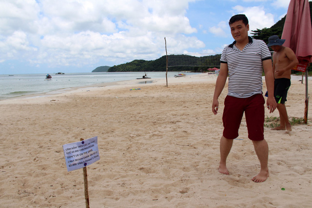 ‘No lying on the beach’ sign angers tourists on Phu Quoc Island