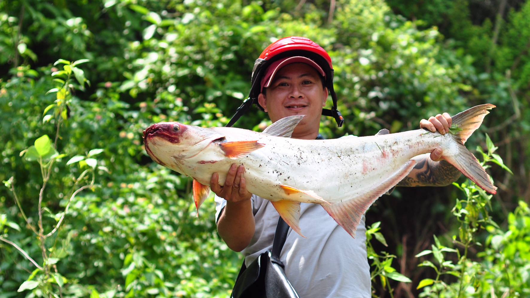 Residents net big catches as Vietnam hydropower plant ceases water discharge