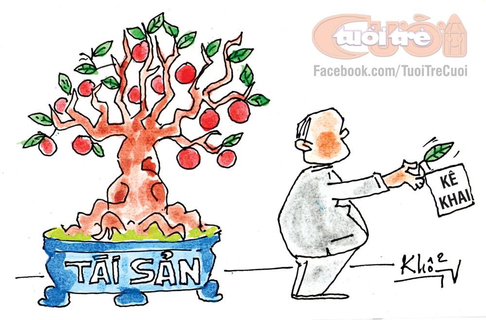 Cartoon: Asset declaration in Vietnam