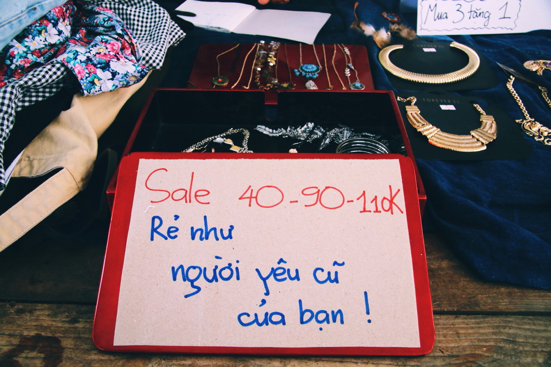 Hanoi flea market sells ‘goods as cheap as your ex-lover’
