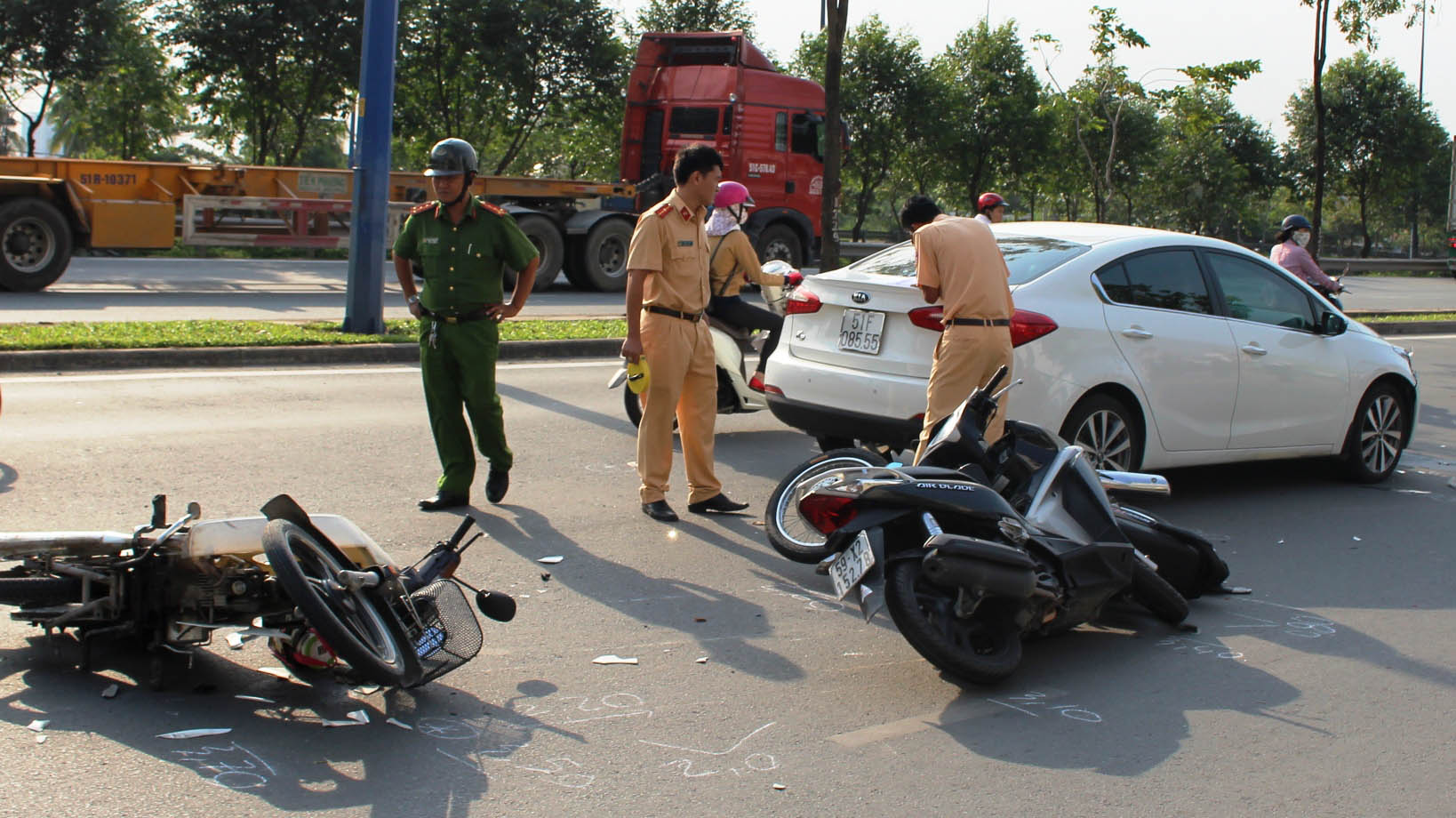 ​Nearly 83% of road accidents in Saigon involve motorbikes