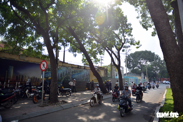 ​Ho Chi Minh City starts removing trees on downtown street for bridge construction