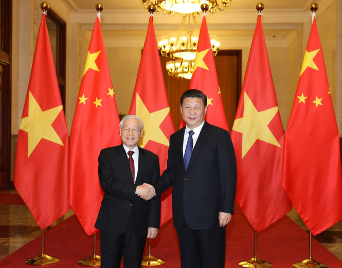 ​Vietnamese Party chief congratulates China’s General Secretary Xi Jinping on re-election