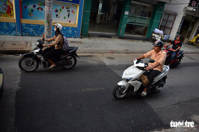 ​​City streets uneven after roadwork in Ho Chi Minh City