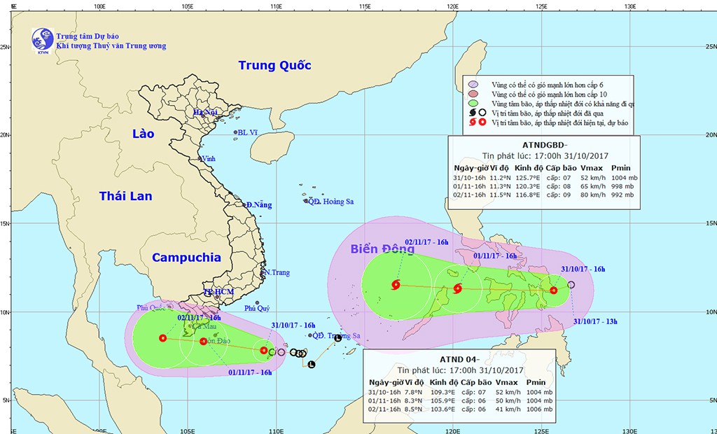 Tropical depressions to worsen in southern, central Vietnam