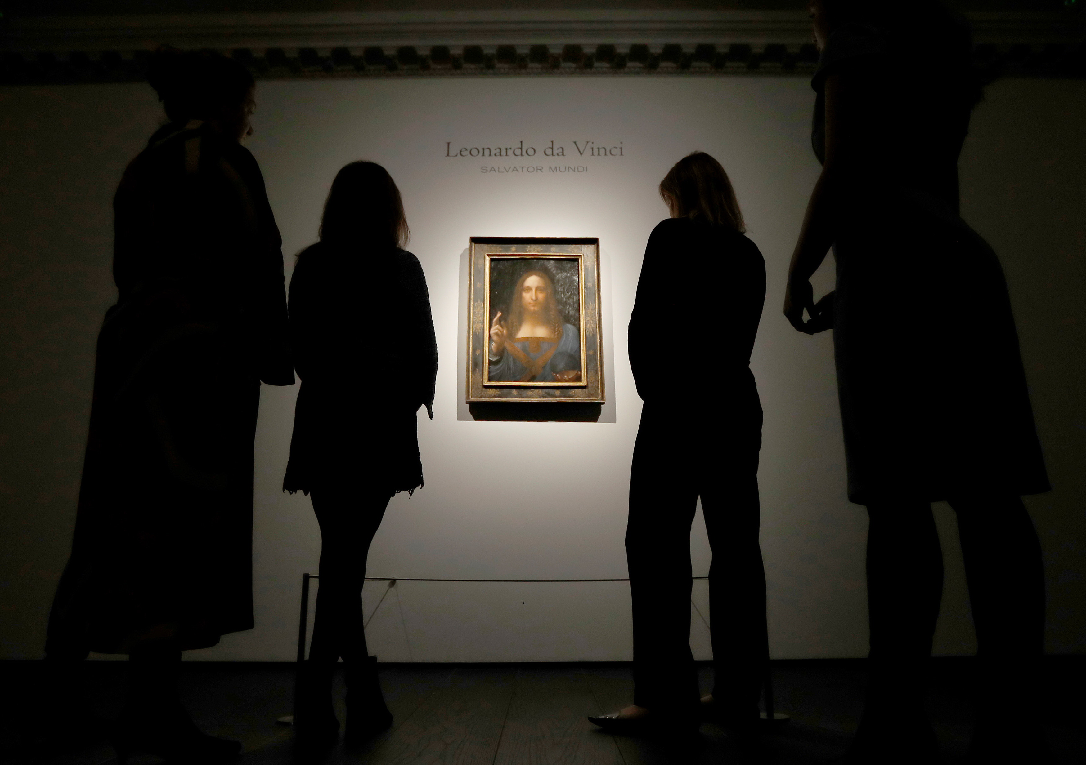 Da Vinci portrait of Christ sells for record $450.3 mln in New York