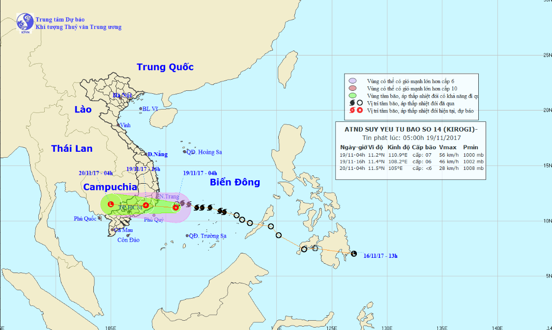 ​Storm Kirogi downgraded to tropical depression before making landfall in Vietnam
