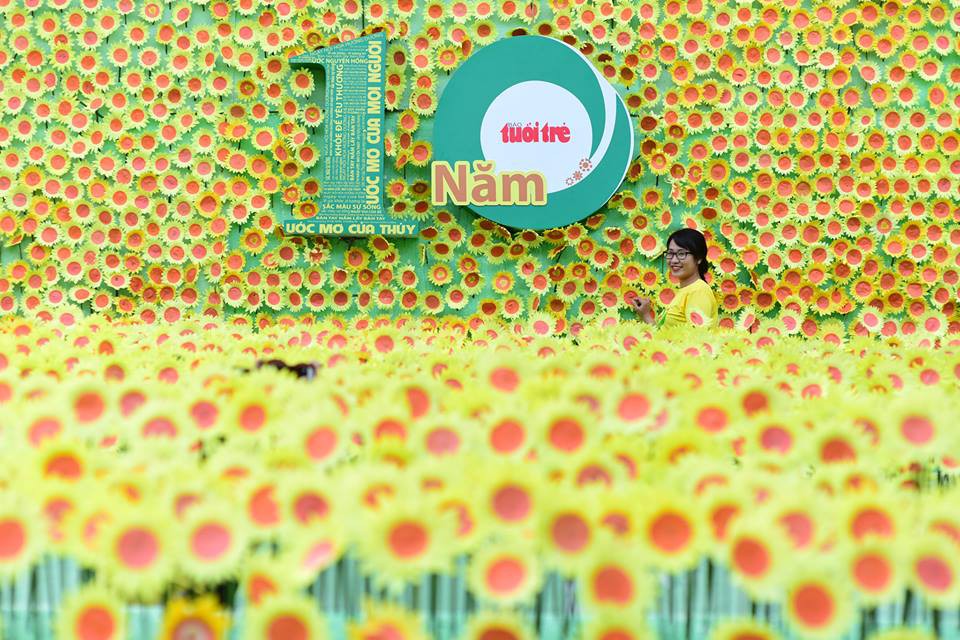 ​10th Sunflower Festival held in Hanoi, Saigon to fundraise for children with cancer