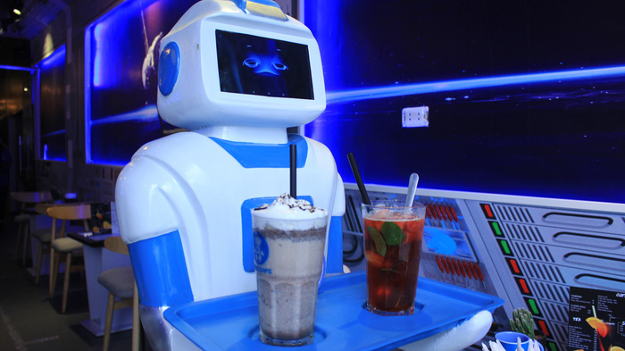 Dawn of the planet of machines: ‘Made-in-Vietnam’ robot serving coffee in Hanoi