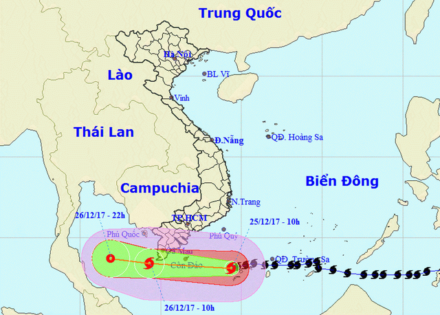 ​Tembin to weaken, may not make landfall in Vietnam