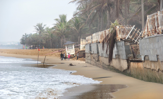Da Nang’s My Khe beach suffers severe coastal erosion