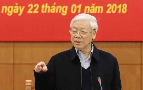 21 corruption cases to be heard in 2018: Vietnam Party chief